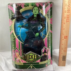 Wicked Witch Barbie Doll Elphaba with Black Dress Brand New